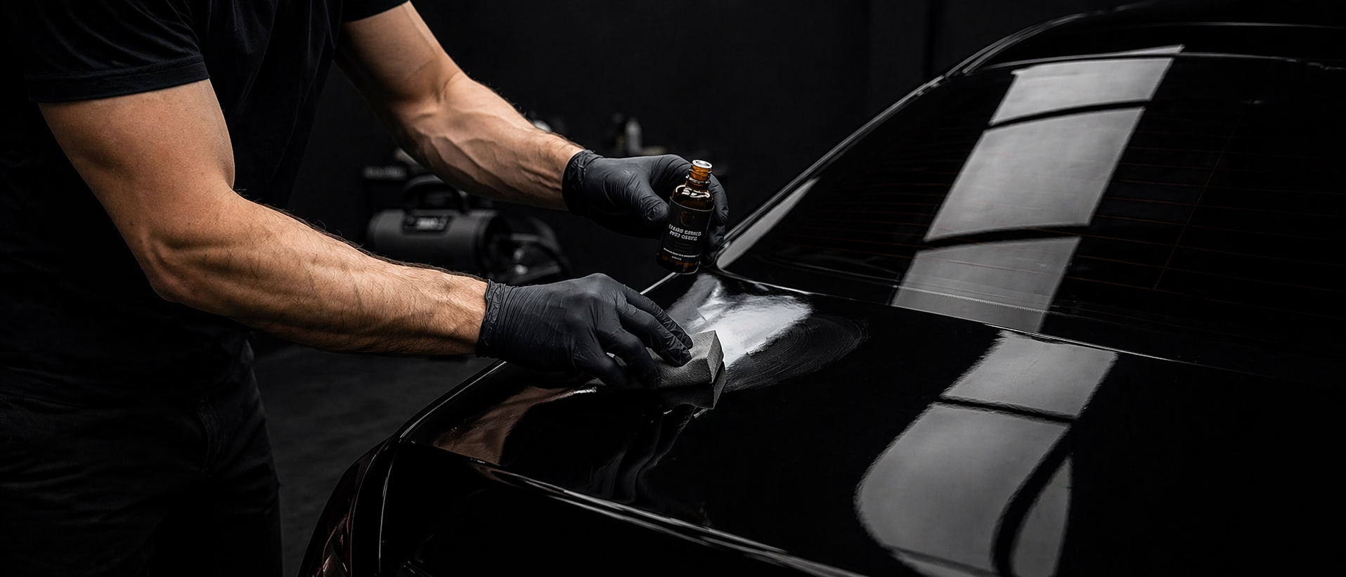 Покрытие авто жидким стеклом