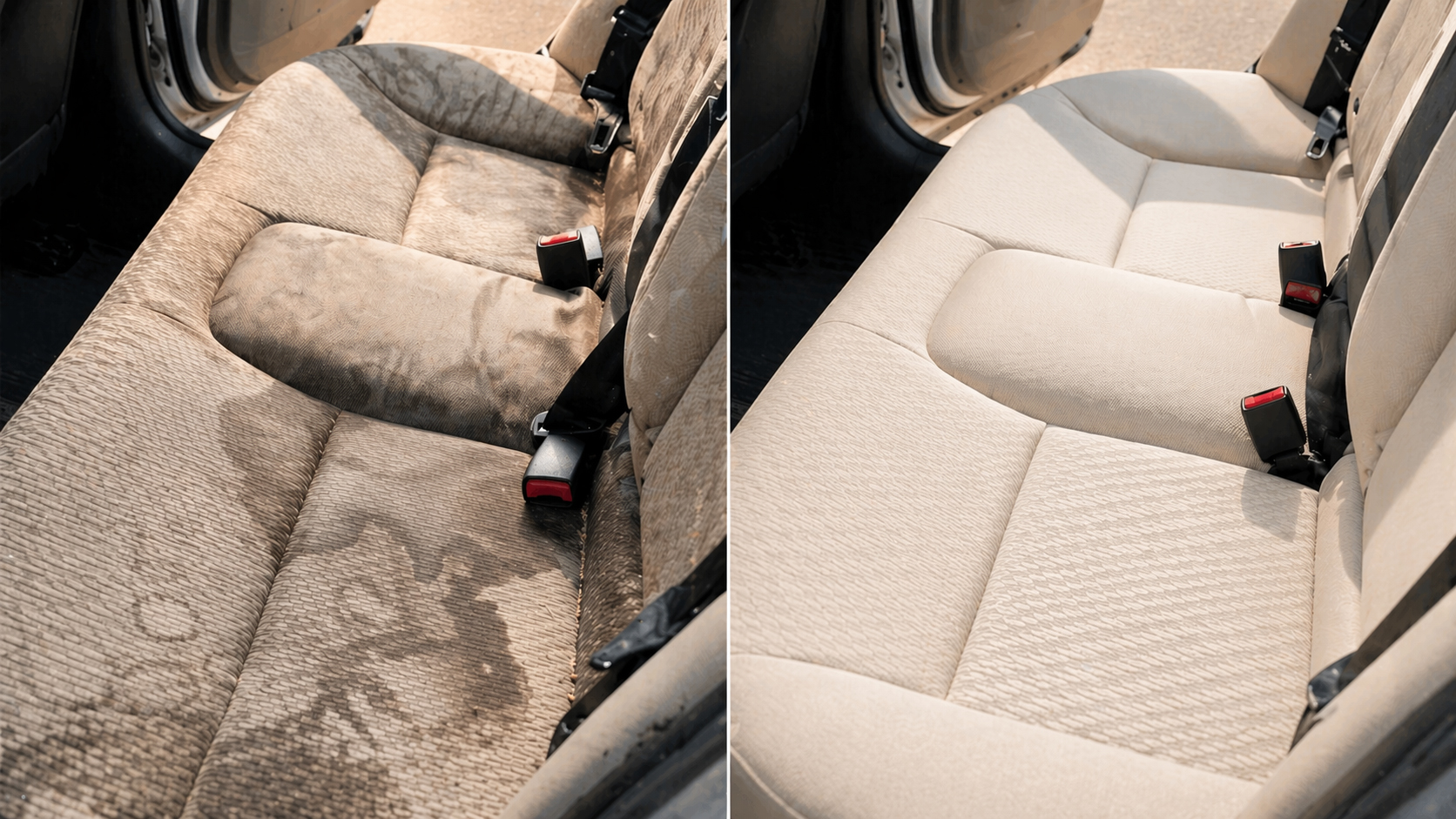 Точечная химчистка сидений с заметным визуальным обновлением - фото 1